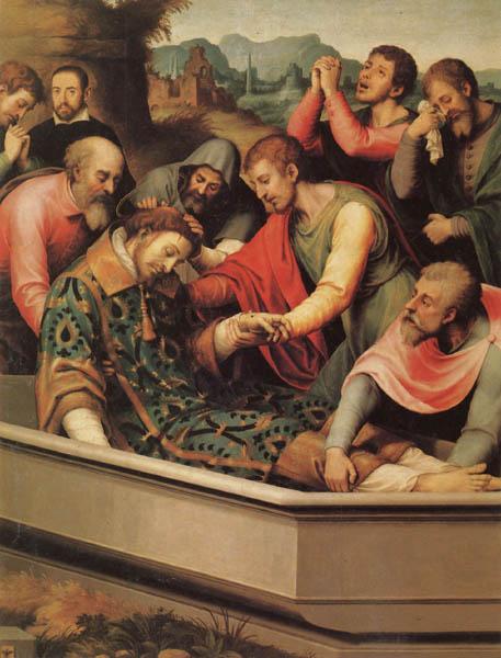 Juan de Juanes The Burial of St.Stephen oil painting image